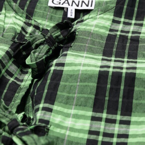 GANNI Check-Pattern Minidress with tags! - Picture 6 of 7